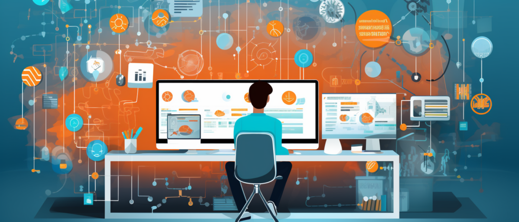 Publicité programmatique avec IA optimisant les campagnes publicitaires pour un retour sur investissement maximal